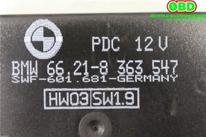 Styreenhet parkering til BMW 5-Serie 1996-2003 (E39) (E39) (66 21 8 363 547||66218363547)