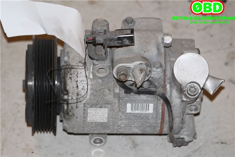 Aircondition kompressor til Škoda Fabia, 2010-2014 (Type II, Fase 2)  (SKODA|6Q0 820 808 G)