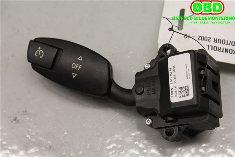 Bryter cruise control til BMW 5-Serie, 2003-2010 (E60/E61) (E60/E61) (BMW|61 31 6 951 352)