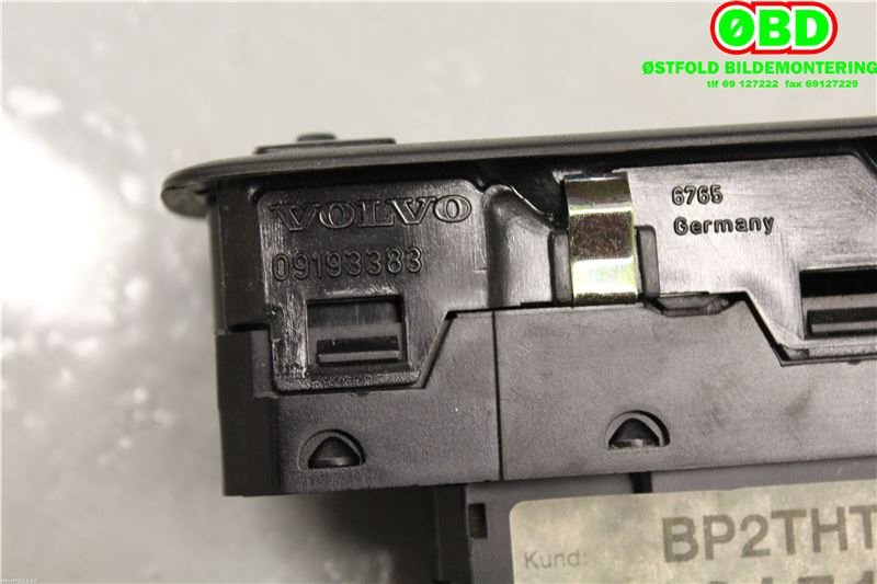 Bryter ruteheis til Volvo XC70 2005-2007 (Type I, Fase 2)  (VOLVO|31334466|)