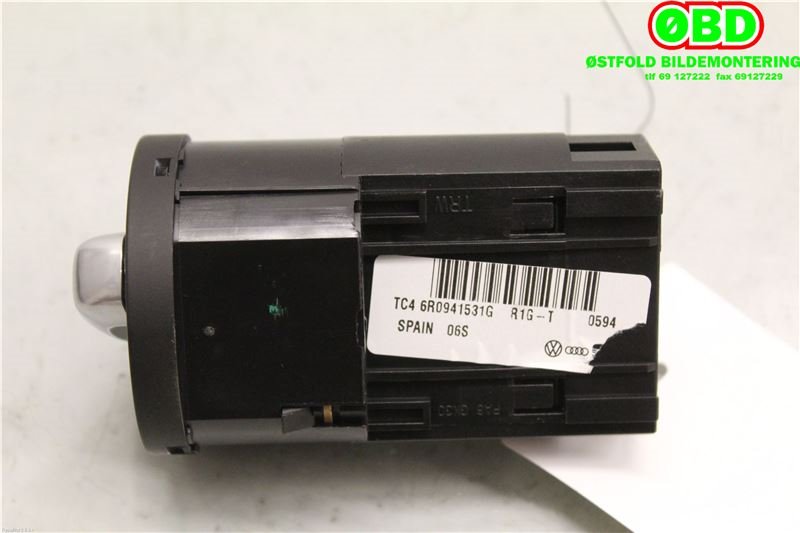Bryter lys til VW E-Up 2013-2019  (VOLKSWAGEN|6R0 941 531 G||6R0941531G)