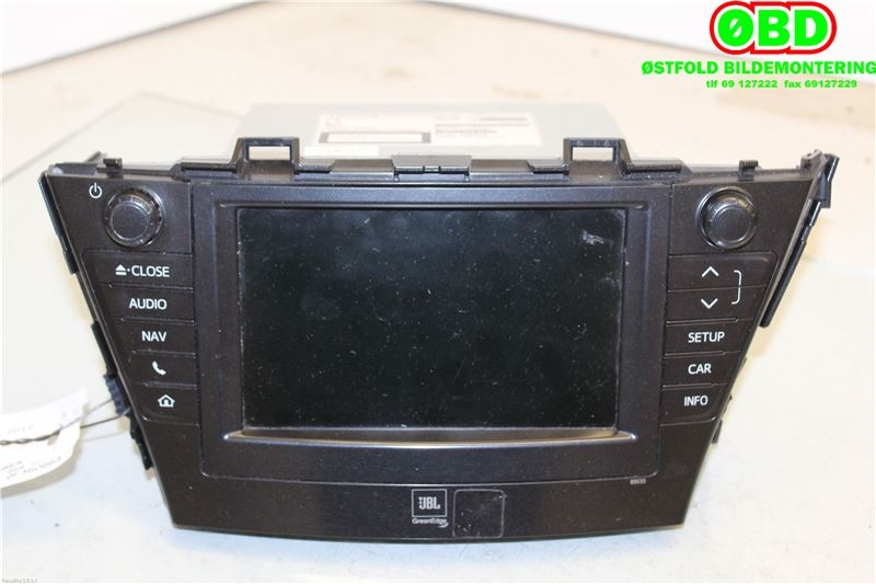 Bilstereo navigasjon til Toyota Prius +7, 2012-2020 (Type III) (stasjonsvogn) (stasjonsvogn) (TOYOTA|8680447170)