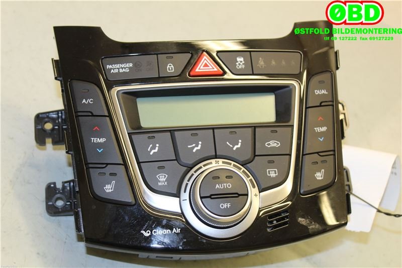 Varmeapparat betjening til Hyundai i30, 2012-2017 (Type II)  (HYUNDAI|97250A6500GU)