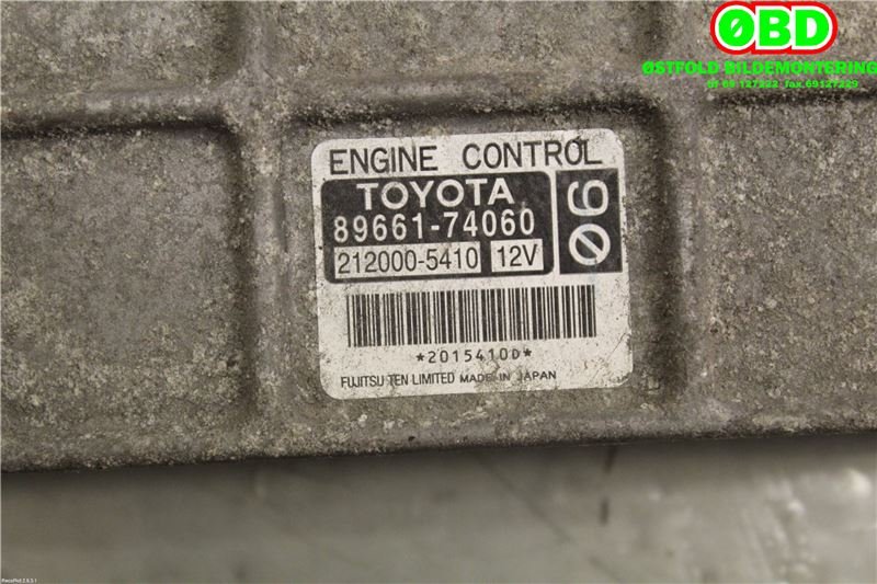 Styreenhet motor til Toyota iQ 2009-2014  (TOYOTA|8966174060|)