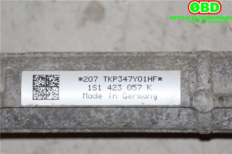 Tannstang til VW E-Up 2013-2019  (VOLKSWAGEN|1S1 423 057 R||1S1423057K)