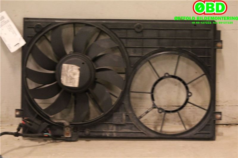 Kjølevifte til VW Caddy, 2004-2010 (Type III, Fase 1)  (VOLKSWAGEN|1K0 959 455 CP)
