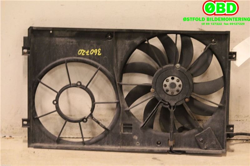 Kjølevifte til VW Caddy 2004-2010 (Type III, Fase 1) (VOLKSWAGEN|1K0 959 455 CP|)