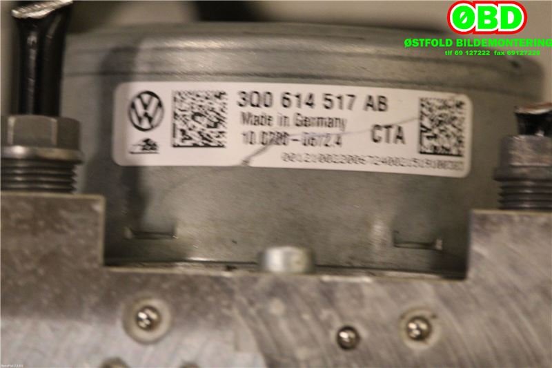 ABS sentral til VW Passat 2015-2019 (Fase 1) (B8) (B8) (3Q0 614 517 AB||3Q0614517AB)