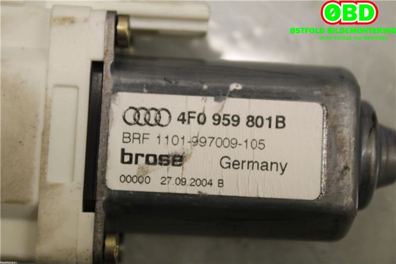 Ruteheis venstre foran til Audi A6 2005-2008 (Type III, Fase 1) (C6) (C6) (AUDI|4F0 959 801 B||4F0959801B)