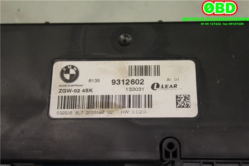Styreenhet diverse til BMW X3 2010-2017 (F25) (F25) (BMW|61359360344|61359380333|61359312602)