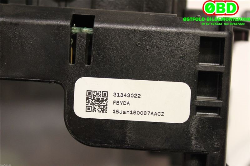 Bryter diverse til Volvo V70 2014-2016 (Type III, Fase 2)  (VOLVO|31456047||31343022)