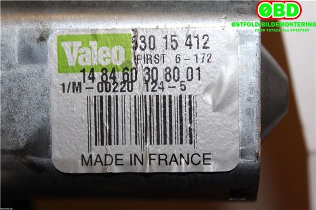 Viskermotor bakrute til Peugeot 807 2003-2009  (PEUGEOT|6405 K9|53015412|1484603080)
