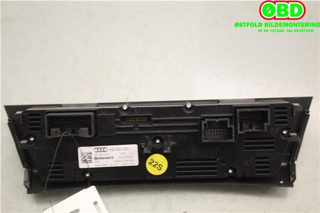 Varmeapparat betjening til Audi A7 2010-2014 (Type I, Fase 1) (AUDI|4G0 820 043 L||4G0820043L)
