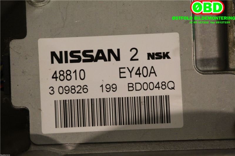 Rattaksel elektrisk servo til Nissan Qashqai 2007-2010 (Type I, Fase 1)  (NISSAN|48810EY40A|)