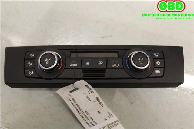 Varmeapparat betjening til BMW 3-Serie, 2005-2011 (E90/E91/E92/E93) (E90/E91/E92/E93) (BMW|64119182287)