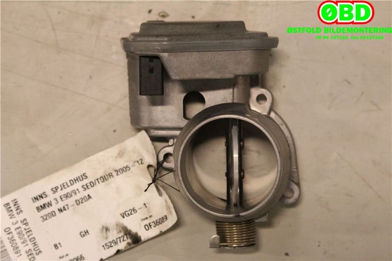 Spjeldhus til BMW 3-Serie 2005-2011 (E90/E91/E92/E93) (E90/E91/E92/E93) (BMW|13 54 7 804 373|)