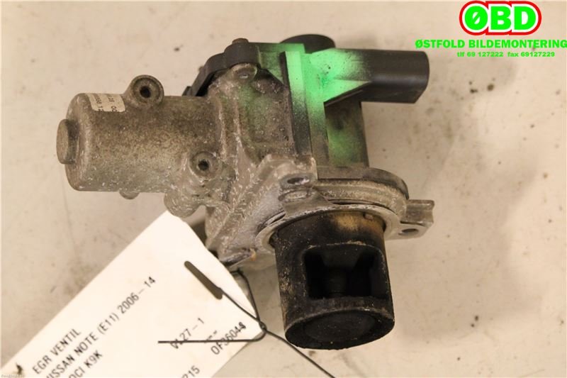 EGR-ventil til Nissan Note, 2006-2013 (Type I)  (NISSAN|)