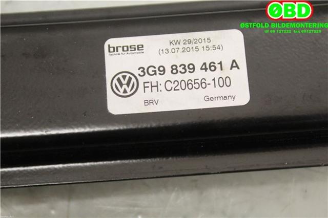 Ruteheis venstre bak til VW Passat 2015-2019 (Fase 1) (B8) (B8) (3G9 839 461 B||3G9839461A)