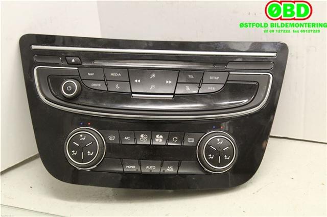 Varmeapparat betjening til Peugeot 508, 2014-2018 (Type I, Fase 2)  (PEUGEOT 508|98077013XZ)