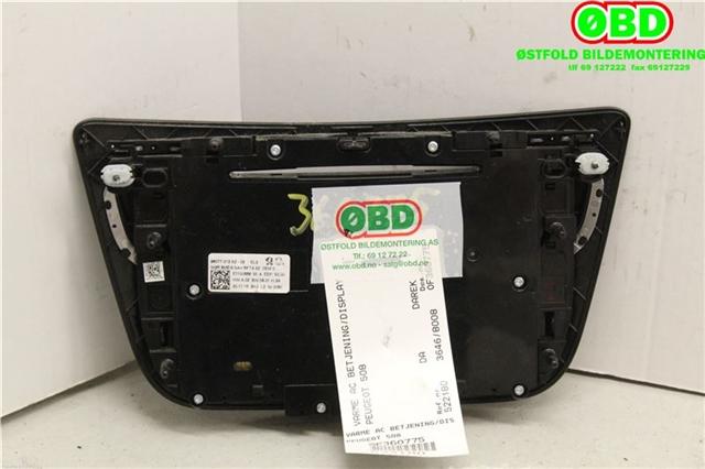 Varmeapparat betjening til Peugeot 508 2014-2018 (Type I, Fase 2)  (PEUGEOT 508|98077013XZ|)