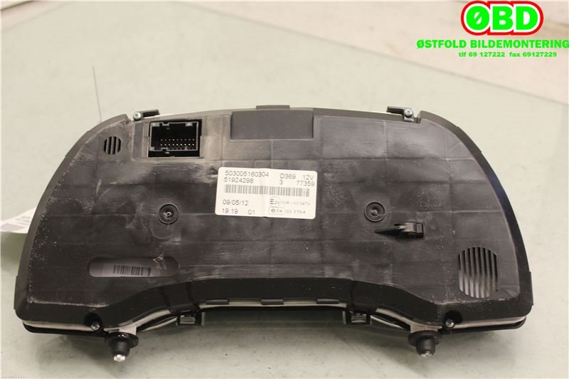 Instrumentpanel til Fiat Doblo 2010-->> (Type II)  (Fiat Doblo|503005160304|)