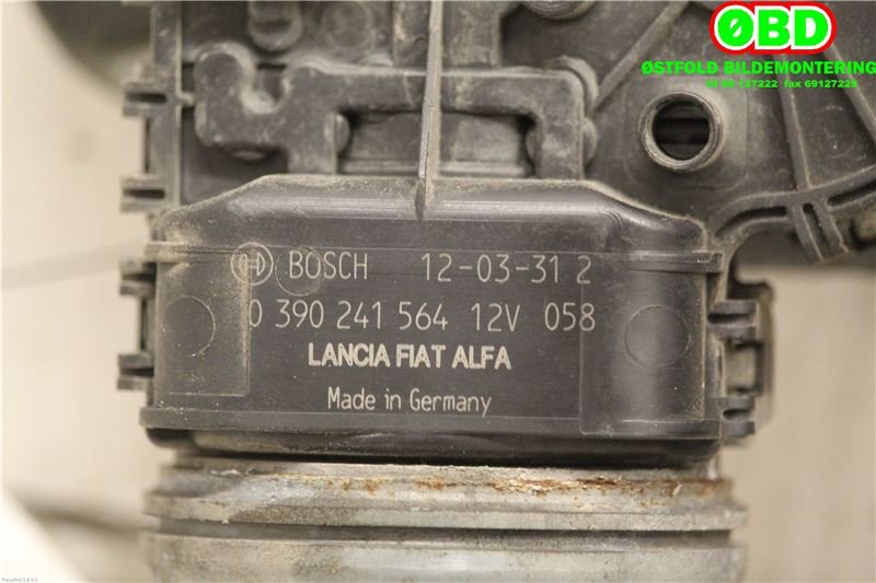 Viskermotor frontrute til Fiat Doblo 2010-->> (Type II)  (Fiat Doblo|0390241564|)