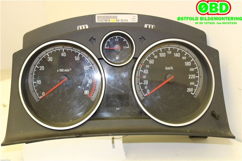 Instrumentpanel til Opel Astra H, 2004-2009  (OPEL|)