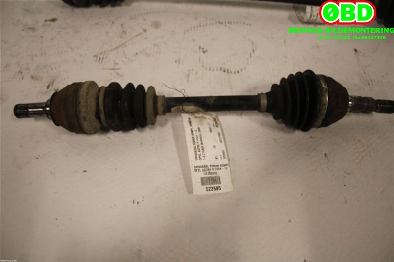 Drivaksel venstre foran til Opel Astra H 2004-2009  (OPEL|13136379|374545|)
