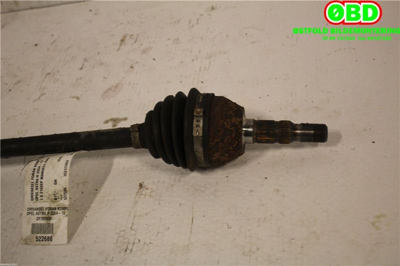 Drivaksel høyre foran til Opel Astra H 2004-2009  (OPEL|24462241|374548|)