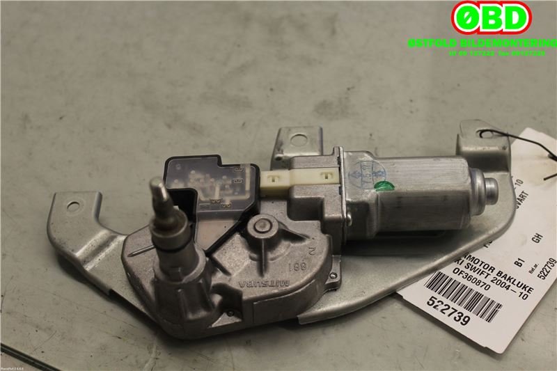 Viskermotor bakrute til Suzuki Swift 2005-2010 (SUZUKI|38810-63J00|)