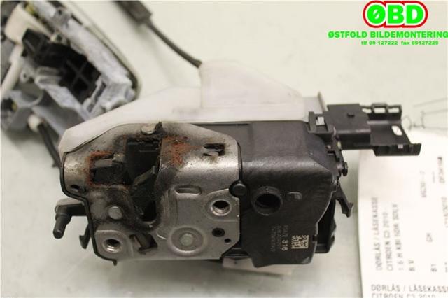 Låsekasse venstre bak til Citroën C3 2010-2016 (Type II)  (CITROEN|9137 V9|98 006 250 80|)