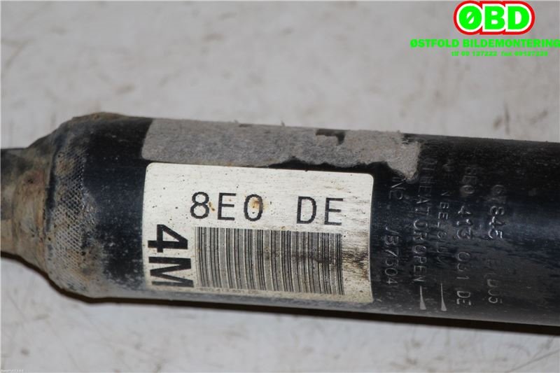 Fjærbein høyre foran til Audi A4 2004-2008 (Type III) (B7) (B7) (AUDI|8E0413031DA|)