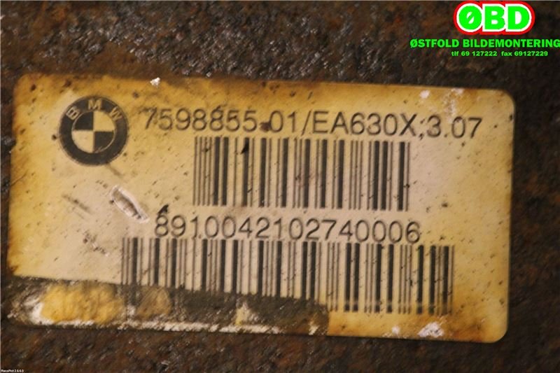 Kardang klokke bak til BMW 1-Serie 2004-2011 (E81/E82/E87/E88) (E81/E82/E87/E88) (BMW|33 10 7 566 170||7598855)