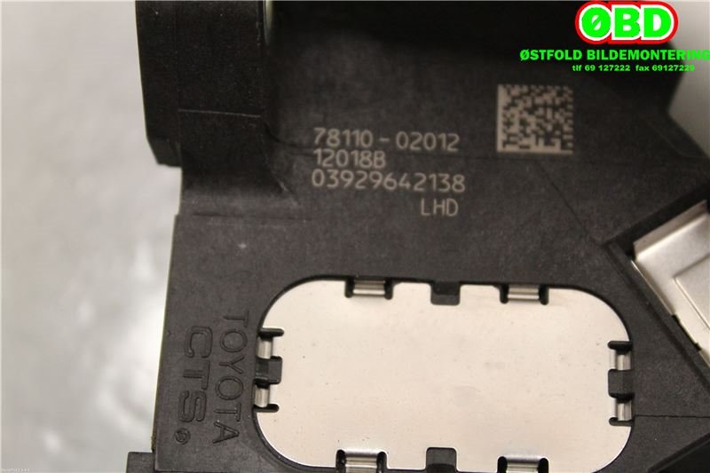 Pedal gass til Toyota Auris 2010-2012 (Type I, Fase 2)  (TOYOTA|7811002012|)