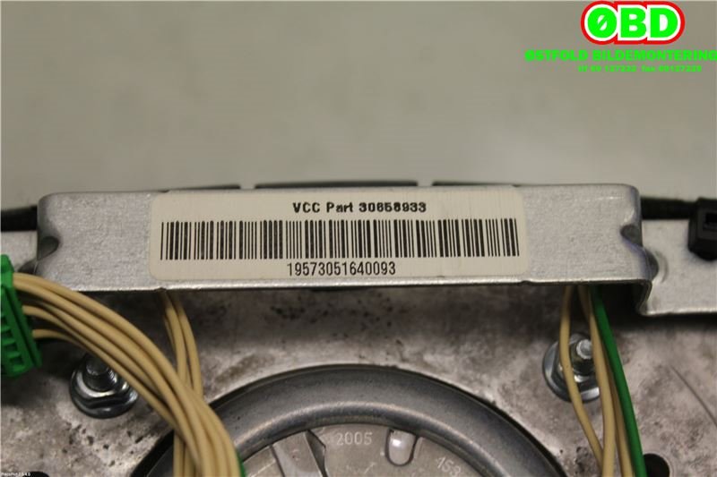 Airbag rattpute til Volvo V70 2005-2007 (Type II, Fase 2) (VOLVO|32366692||30658933)