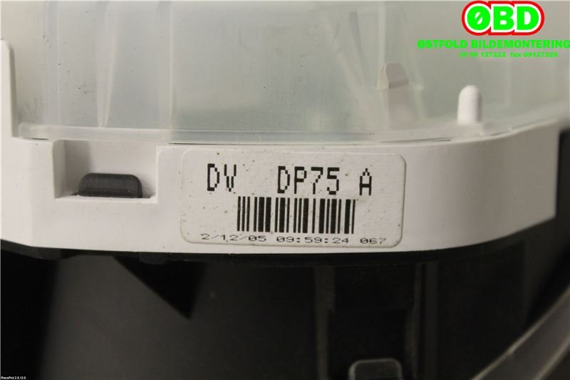 Instrumentpanel til Mazda 2 2011-2014 (Type II, Fase 2)  (MAZDA|)