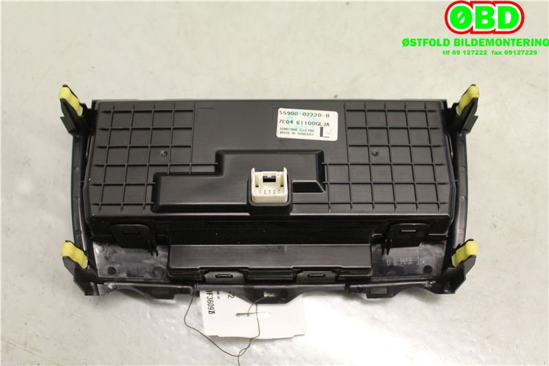 Varmeapparat betjening til Toyota Auris 2007-2010 (Type I, Fase 1)  (TOYOTA|5590002220|)
