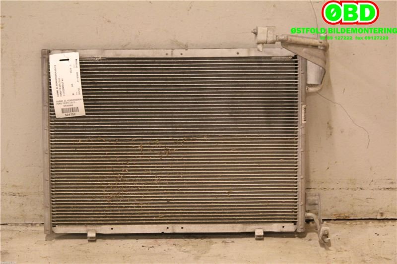 Aircondition radiator til Ford Fiesta 2013-2017 (Type VI, Fase 2)  (FORD|1856010|)