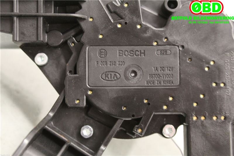 Viskermotor bakrute til Kia Picanto 2011-2017 (Type II)  (KIA|987001Y000|)