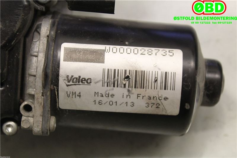 Viskermotor frontrute til Ford Transit Custom 2013-2023 (Type I)  (FORD|1942162|W000030906|BK2117500AD)