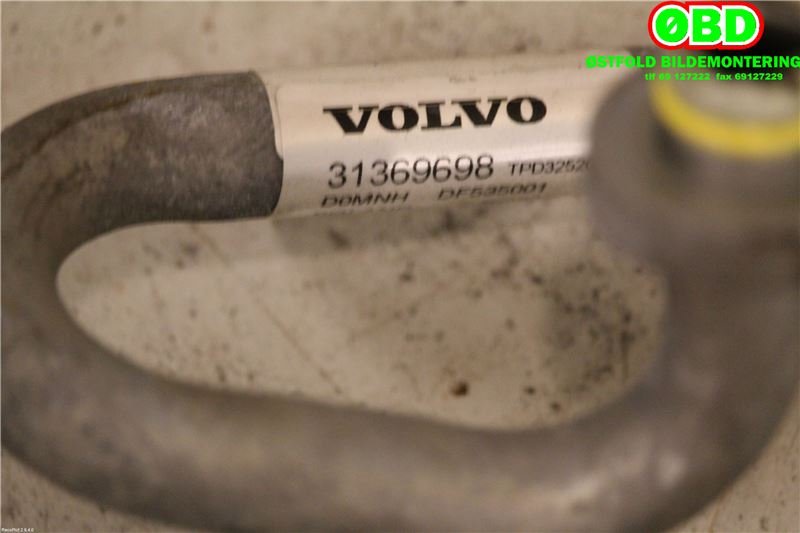 Aircondition rør til Volvo V70 2014-2016 (Type III, Fase 2)  (VOLVO|31369698|)
