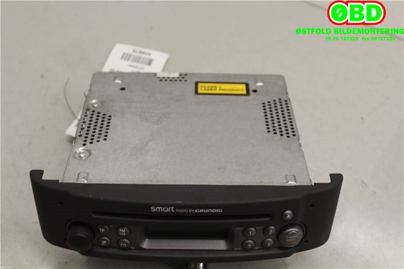 Bilstereo til Smart Fortwo 1999-2007 (Type I) (W450) (W450) (SMART|Q 0007611V005C59Z00|)