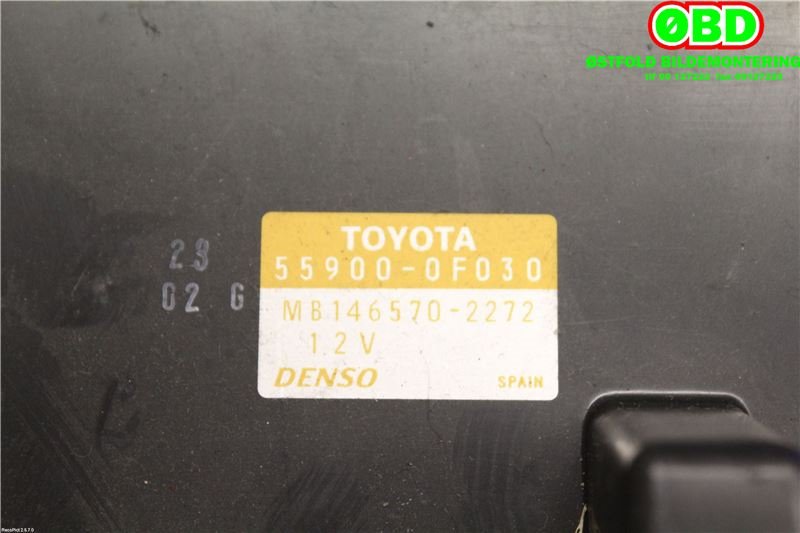 Varmeapparat betjening til Toyota Verso 2004-2009 (Type II)  (TOYOTA|559020F010|1465702272|559000F030)