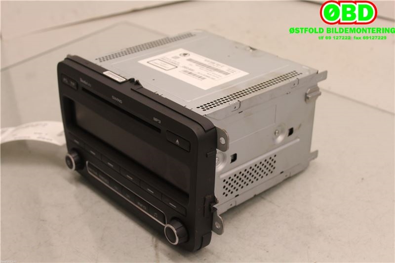 Bilstereo til Škoda Fabia 2010-2014 (Type II, Fase 2)  (SKODA|5J0 035 161 C|5J0 035 161 D|)