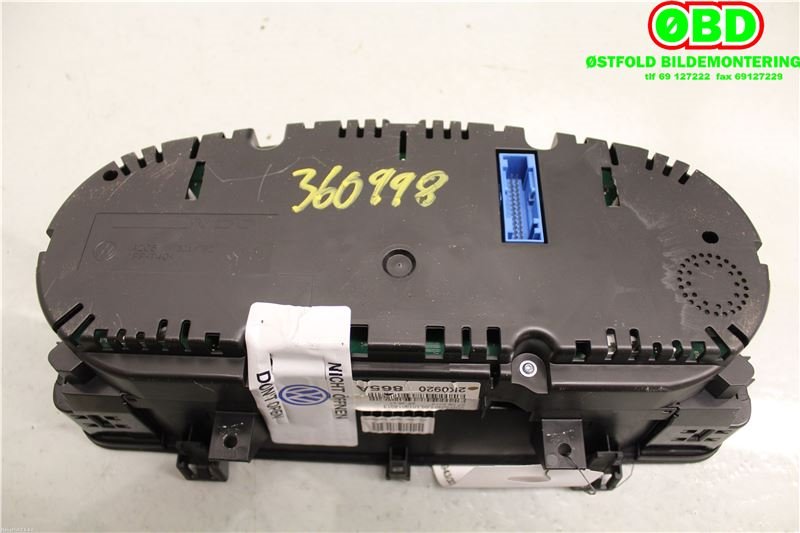 Instrumentpanel til VW Caddy 2010-2015 (Type III, Fase 2)  (VOLKSWAGEN|2K0 920 865 A||2K0920865A)