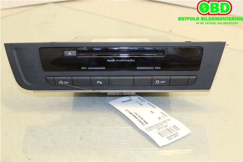 Bilstereo til Audi A6, 2014-2018 (Type IV, Fase 2) (C7) (C7) (Audi A6|4G1 035 192 A)