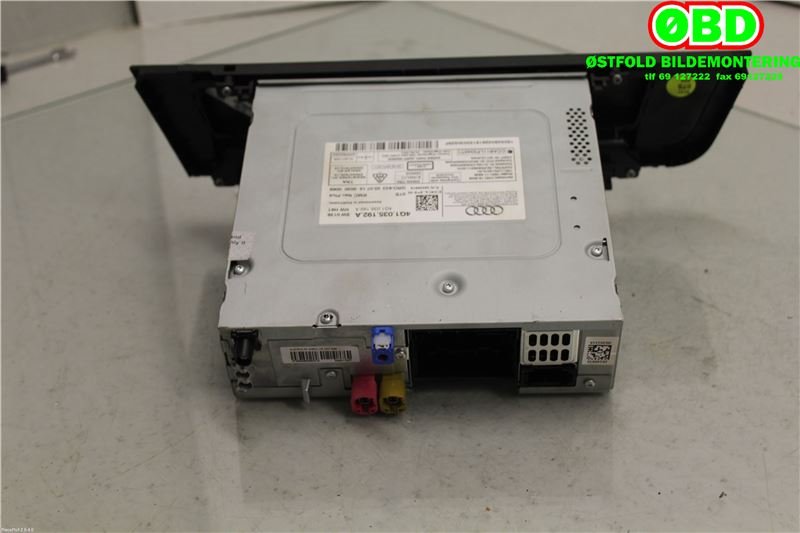 Bilstereo til Audi A6 2014-2018 (Type IV, Fase 2) (C7) (C7) (Audi A6|4G1 035 192 A|4G1 035 192 AX|4G1035192A)