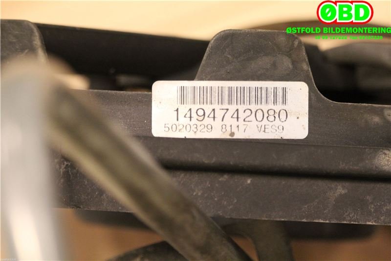 Kjølevifte til Peugeot 807 2003-2009  (PEUGEOT|1253Q7||1494742080)
