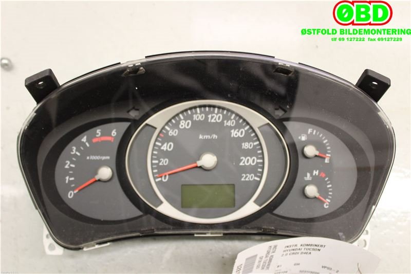 Instrumentpanel til Hyundai Tucson 2003-2009 (HYUNDAI|940132E480|)