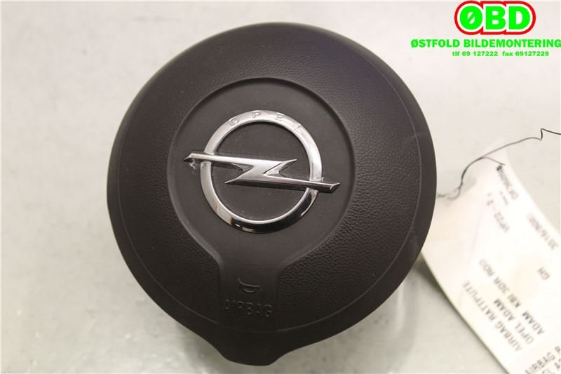 Airbag rattpute til Opel Adam, 2013-2016  (OPEL|13357723)